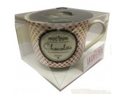 La Cafetiere Hot Chocolate Gift Set (mug and stencil)