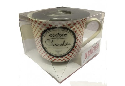 La Cafetiere Hot Chocolate Gift Set (mug and stencil)