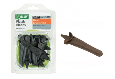 ALM Plastic Lawnmower Blades (FL245) x 10
