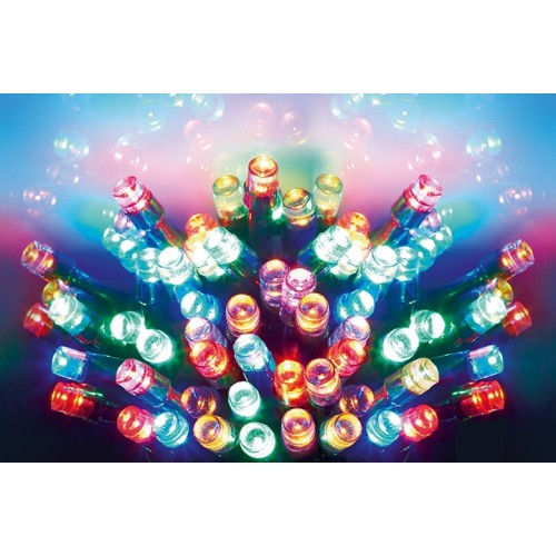 Premier LED MULTI COLOURED Supabrights Light Set with Multi-action x 200
