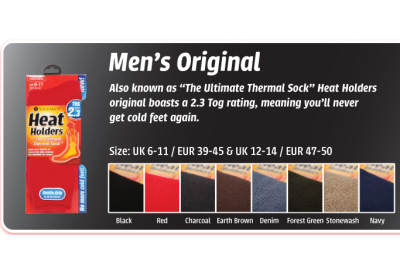 Heat Holders Thermal Socks (Size: UK 6-11)