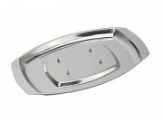Kitchen Craft Stainless Steel Carving Tray (35.5cm x 25.5cm)